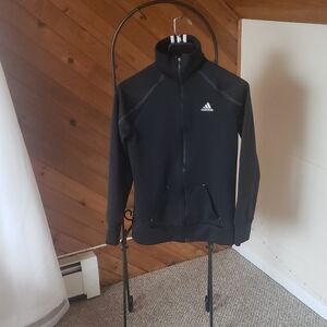 adidas Black Zip-Up Performance Jacket